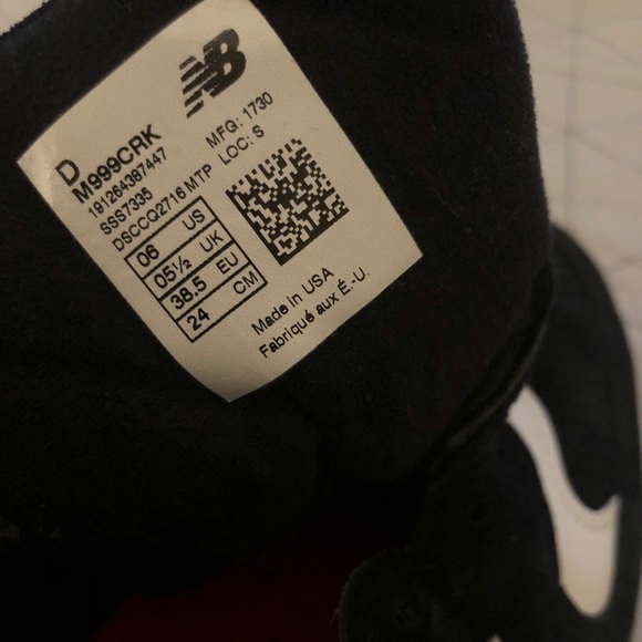 New Balance 999 Sz 6 - Picture 7 of 8